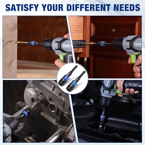 WORKPRO 2-Piece 3" Drill Screwdriver Bit Holder for Impact Driver Bits - style: 3"+3"