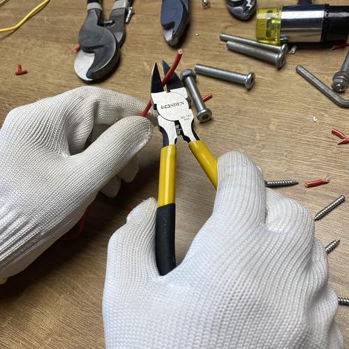 BOOSDEN Wire Cutter 5 inch Cutting Pliers Diagonal Cutter Snipper 5 Pack - size: 5"- 5 Pack