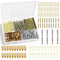 Drywall Anchors and Drywall Screws Assortment Kit 116Pcs Metal Wall Anchors