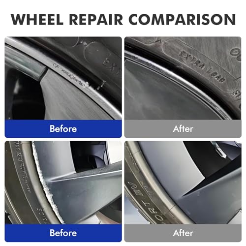 Sonic Silver Rim Touch Up Paint for Tesla Wheels Scratches - color: Sonic Silver