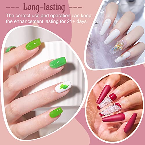JODSONE Gel Nail Polish Kit 60 PCS with U V Light Soak off Base Top Coat 55 Shine Colors Gel Nail Kit Bright and Dark Brown Wine Red Series Manicure Set for Women and Girls - color: B10
