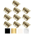 Litepak Screen Door Hinge Professional Grade Hardware Self-Closing Easy Install (10 Pack, Polished Brass) - color: Polished Brass, size: 10 Pack