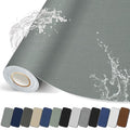 Fabric Repair Patch, Self Adhesive Furniture Tape for Cloth, Sofa - color: Canvas Medium Grey, size: 17X158 Inch
