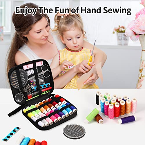 Marcoon Sewing Kit for Adults, Portable Needle & Thread Repair Kit - size: S