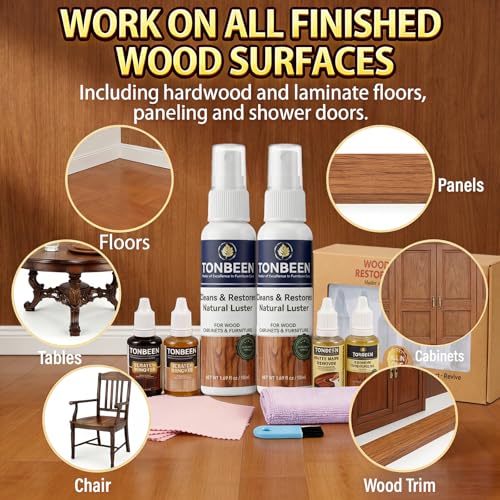 Wood Water Mark Remover, Furniture White Ring & Water Mark Removal Kit, 12PCS Wood Furniture Repair kit with Scratch Removers & Wood Maintenance Oil for Heat Stains, Haze & Blemishes on Finished Wood - size: 27 PACK