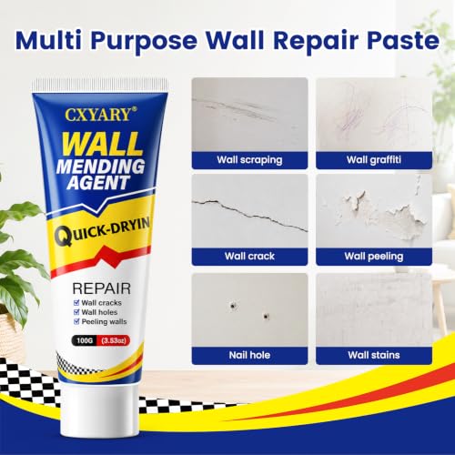 Drywall Repair Kit 3 Tubes,Spackle Wall Repair Paste Kit