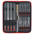 Hi-Spec Metal Hand & Needle Files Tool Kit Half Round Wood and Crafts - size: 18 pieces