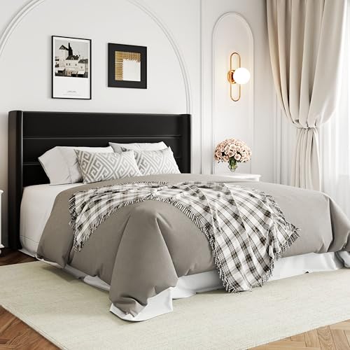 Allewie Full Size Lift Up Hydraulic Storage Bed Frame Black - color: Black, size: Full, style: Modern