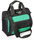 Amazon Basics Tool Sling Bag with Adjustable Padded Shoulder Strap, Sturdy Organized Storage, 40 Pockets, Black - size: Sling Bag