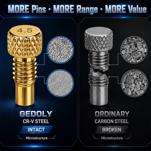 Adjustable Pin Spanner Wrench Set, Heavy Duty Shock & Lock Nut Tool