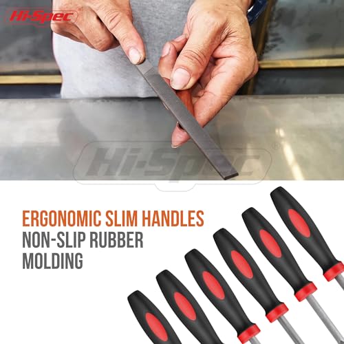 Hi-Spec Needle File Tool Set for Fine Metal, Wood and Craft Work with Case - size: 6 pieces