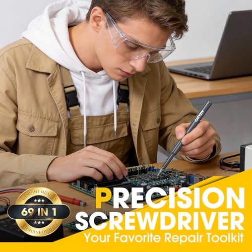 69-in-1 Precision Screwdriver Set, Magnetic Repair Kit for iPhone - size: 69-in-1 S2 Steel
