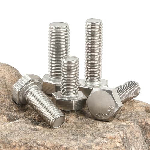Senyard 240PCS 1/4-20 Bolts and Nuts Kit (Stainless Steel, 1/4-20 Hex Bolts, Nuts, Washers, Wrench) - size: 1/4-20 bolts