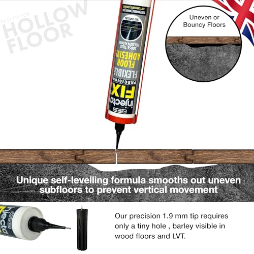 Precision Floor Adhesive - Loose Tiles & Hollow Floors (3 Pack)