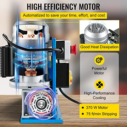 VEVOR Electric Wire Stripping Machine 0.06"-1.5" Automatic Wire Stripper
