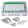 1440 Pcs M2 M3 M4 Hex Socket Head Screws Nuts Washers Kit, SS304 - size: SS M2 M3 M4 1440pcs 3