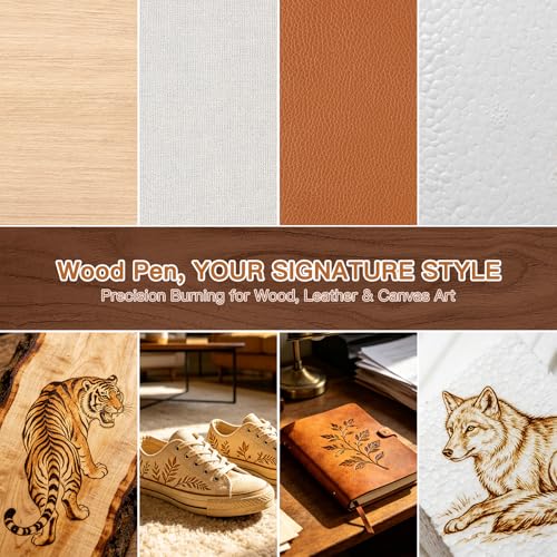 Wood Burning Kit - All-in-One Wood Burning Tool Pen Wood Burner Kit