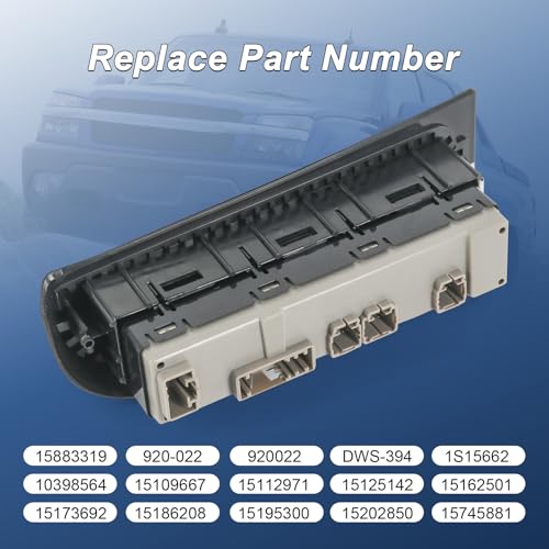 Master Power Window Switch Compatible with 2003-2007 Chevrolet GMC Cadillac - size: 15883319