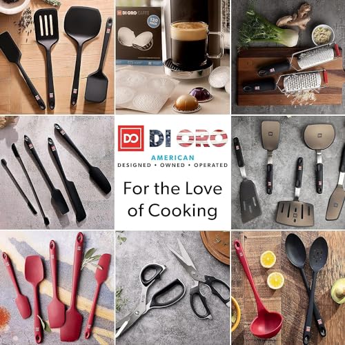 DI ORO Silicone Spoonula - Spoon Spatula, 600F Heat Resistant, Mint - color: Mint