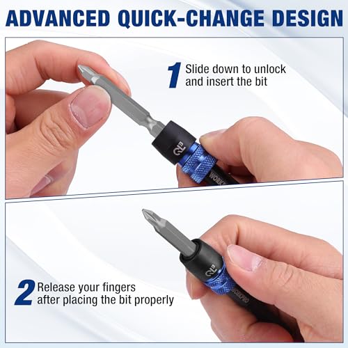 WORKPRO 3" Drill Screwdriver Bit Holder for Impact Driver Bits - style: 3"