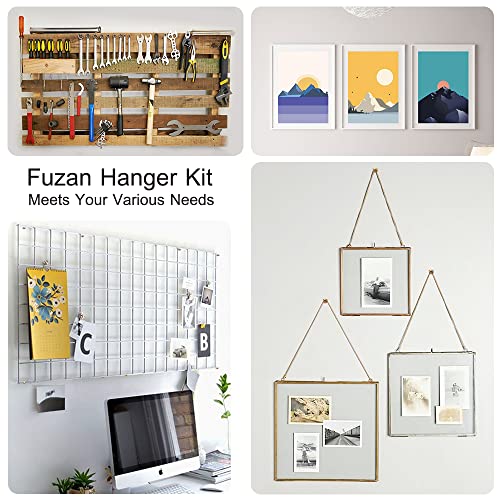 72 pcs Picture Hangers with 10-60lbs, 4 Different Size Picture Hangers, Iron Alloy Nail Hooks, Plaster Picture Hanging Kit on Wooden/Drywall Hanging Hardware for Clock, Mirror, Jewelry - size: 10-60LBS
