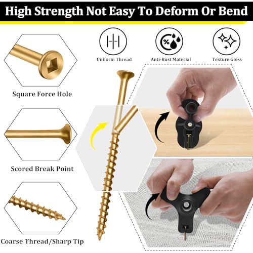 Noisy Floor Repair Kit with 100 Screws and 5 Tools - size: 100 Screws