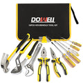 DOWELL Tool Set Household Tool Kit with Storage Tool Bag Pouch, 19 PCS - size: 19PCS