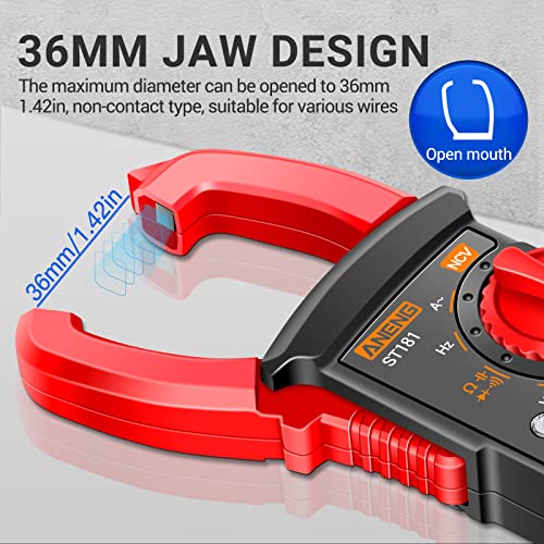 ANENG Digital Multimeter Tester with Amp Ohm Volt Clamp Meter Measures Current, AC/DC Voltage,Capacitance, Resistance, Diodes, Continuity Frequency Backlight Electrican Tools