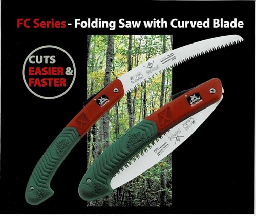 Samurai KISI FC-210-LH / 8-1/4" (21cm) Folding Curved Blade Saw Made in Japan