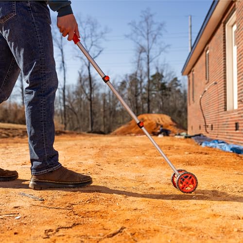 Lufkin 4" SAE Dual Wheel Measuring Wheel | CMW4DUAL - size: 4-inch Dual Line