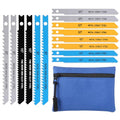 14 PCS Jig Saw Blades for Wood, Jigsaw Blades U-Shank