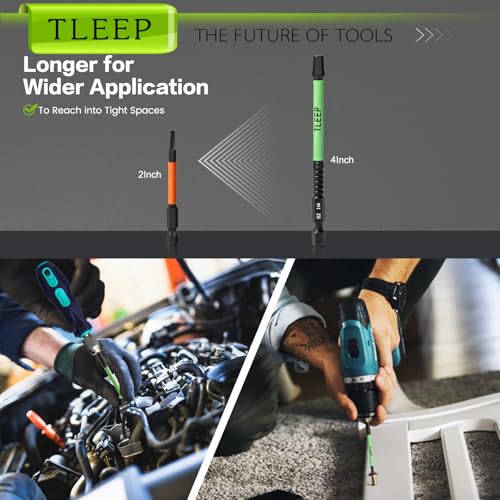 20 x Metric & SAE Allen Wrench Drill Bit Set 1/4" Hex Shank 4" Long Impact Wrench Hex Key Set, Magnetic Tips Allen Wrenches Sets S2 Steel, Latest Version Black Allen Key Set - size: C.5/64" to 5/16", 1.5mm to 8mm