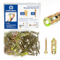 100Pcs Self Drilling Drywall Anchors Heavy Duty Metal 66LB - size: 100Pcs 12*40