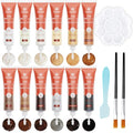 Wood Furniture Repair Kit, 12 Colors Wood Fillers Repair Scratch Stains - size: 0.63 Ounce (Pack of 16)