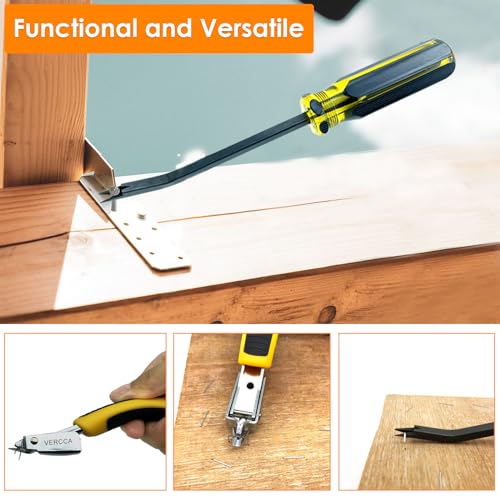 Staple Remover Tool, Heavy Duty Upholstery Tool Staple Puller with Double Pronged Head Nail Remover for Furniture Wood Floor Carton Carpet 2pcs - size: 2pcs Staple Remover