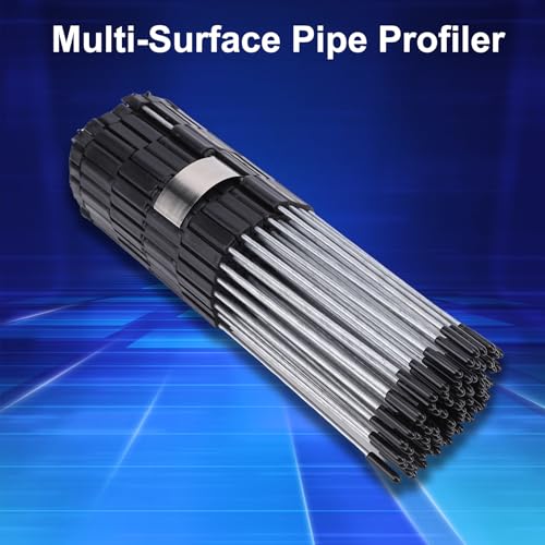Multisurface Pipe Profiling Tool Pipe Cutting Template 500mm Length - size: Length 500mm] Multi-function Puller (for 0-6