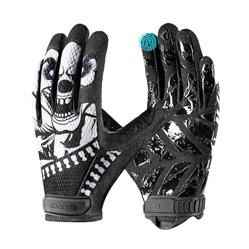 COOLJOB Mechanic Safety Work Gloves, Enhanced Anti-Slip Grip Tactical Gloves, Touchscreen, Breathable, Ultra-Soft, S-XL - color: Joker, size: Large
