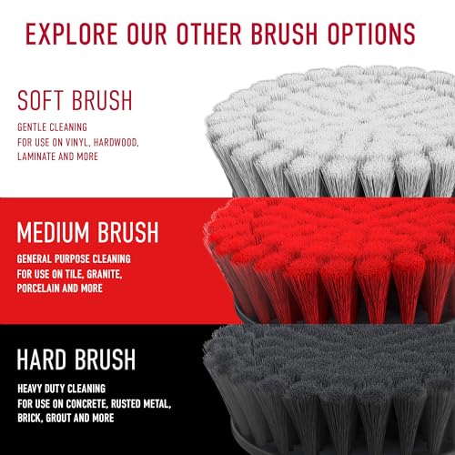 Hoover Hard Bristle Cleaning Brush, 6" Hard Bristle Brush - size: 6”