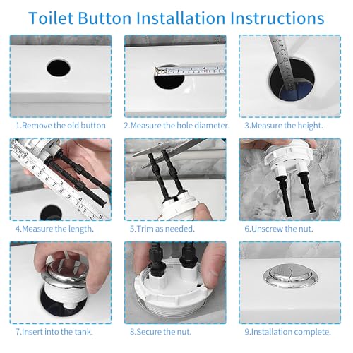 2 Inch Dual Flush Valve Replacement Kit for TOTO THU435/THU224
