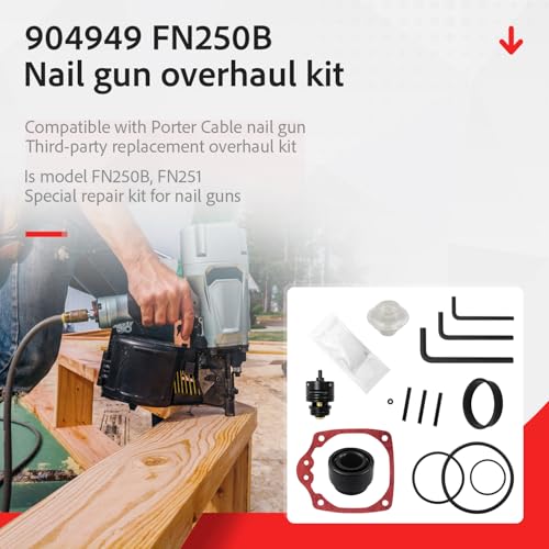 904949 Overhaul Kit Fits Porter Cable finish Nail Gun Parts FN251 FN250B