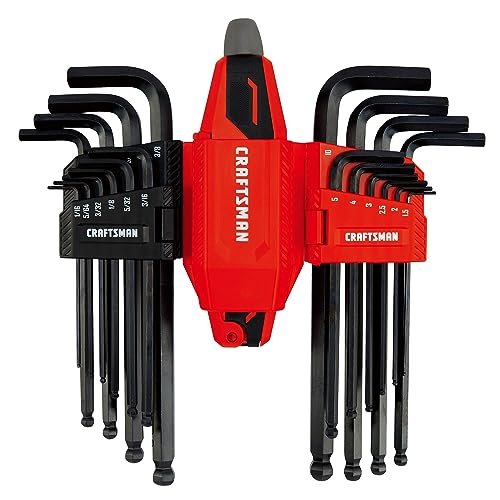 CRAFTSMAN Universal L-to-T Allen Wrench Hex Key Set, 20 Piece (CMHT26028) - style: NEW 20 Piece MM/SAE