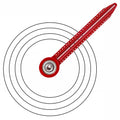 Circle Maker Compass, Woodworking Compass Precision Alloy Scribe Tool, 360° Round Marking Gauge for Carpenter Student Architect