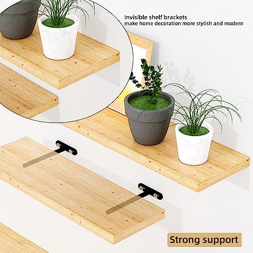 6 Inch (154MM) Hidden Floating Shelf Brackets 6-Pack