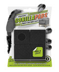 Slipstick GorillaPads CB150 Non Slip Furniture Pads/Rubber Grips (Set of 8) Self Adhesive Furniture Feet Floor Protectors, 1-1/2 inch Square, Black - size: 1-1/2" Square