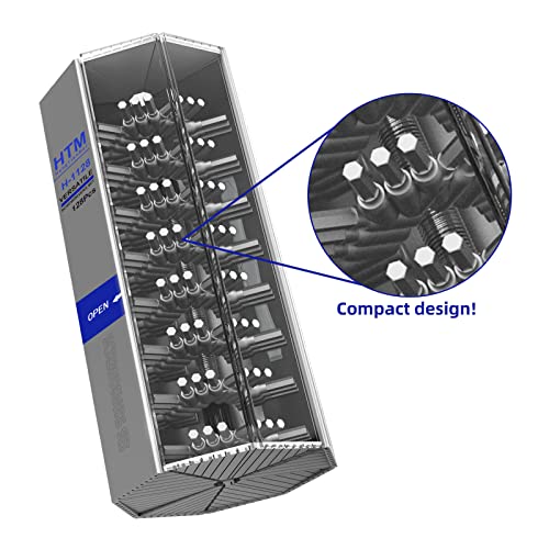 HengTianMei 142 in 1 Precision Screwdriver Set Professional Magnetic Repair Tool Kit for Computer, Laptop, Xbox, Macbook, Game Console (H1128)