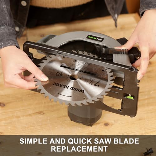 GALAX PRO 6000RPM 11Amp Corded Circular Saw with Laser
