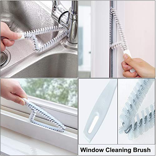 Crevice Cleaning Brush Set, Hard Bristle Grout Scrub Brushes, 5Pcs