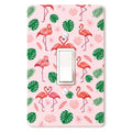 Flamingo Light Switch Cover Plates Toggle Switch Covers Plate Outlet Covers - color: Flamingo, size: Toggle Light Switch