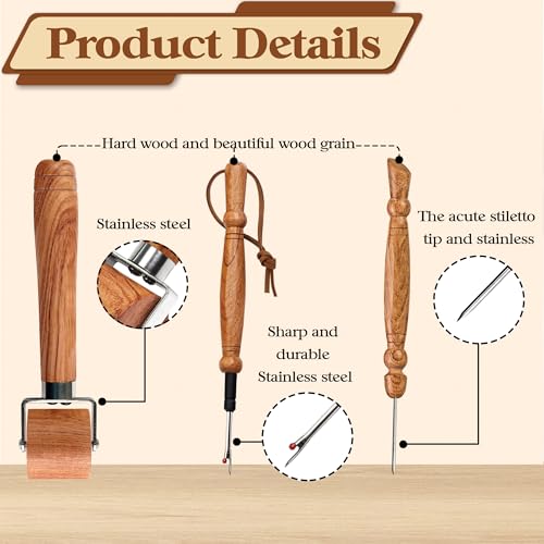 SAVINA 3Pcs Sewing Set - Seam Ripper, Seam Roller & Stiletto for Quilting - color: 2Pcs