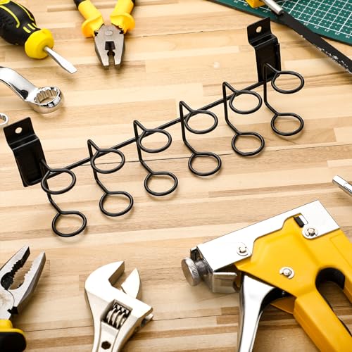 Blulu 2 Pcs Slatwall Screwdriver Holders Slatwall Plier Holders Screw Driver Organizers Screw Driver Hooks and Hangers Accessories for Clothing Home Garage Shop Retail Display